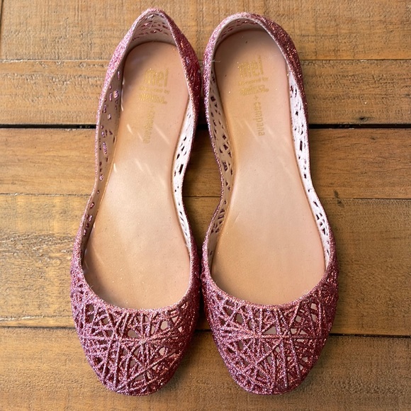 melissa + campana Other - Melissa + Campan Sparkly Flats